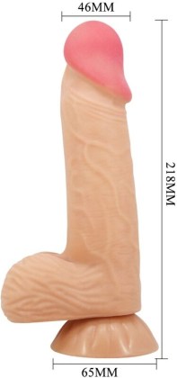 Realističan dildo Sliding skin 8.1 BW 8106NRG-1